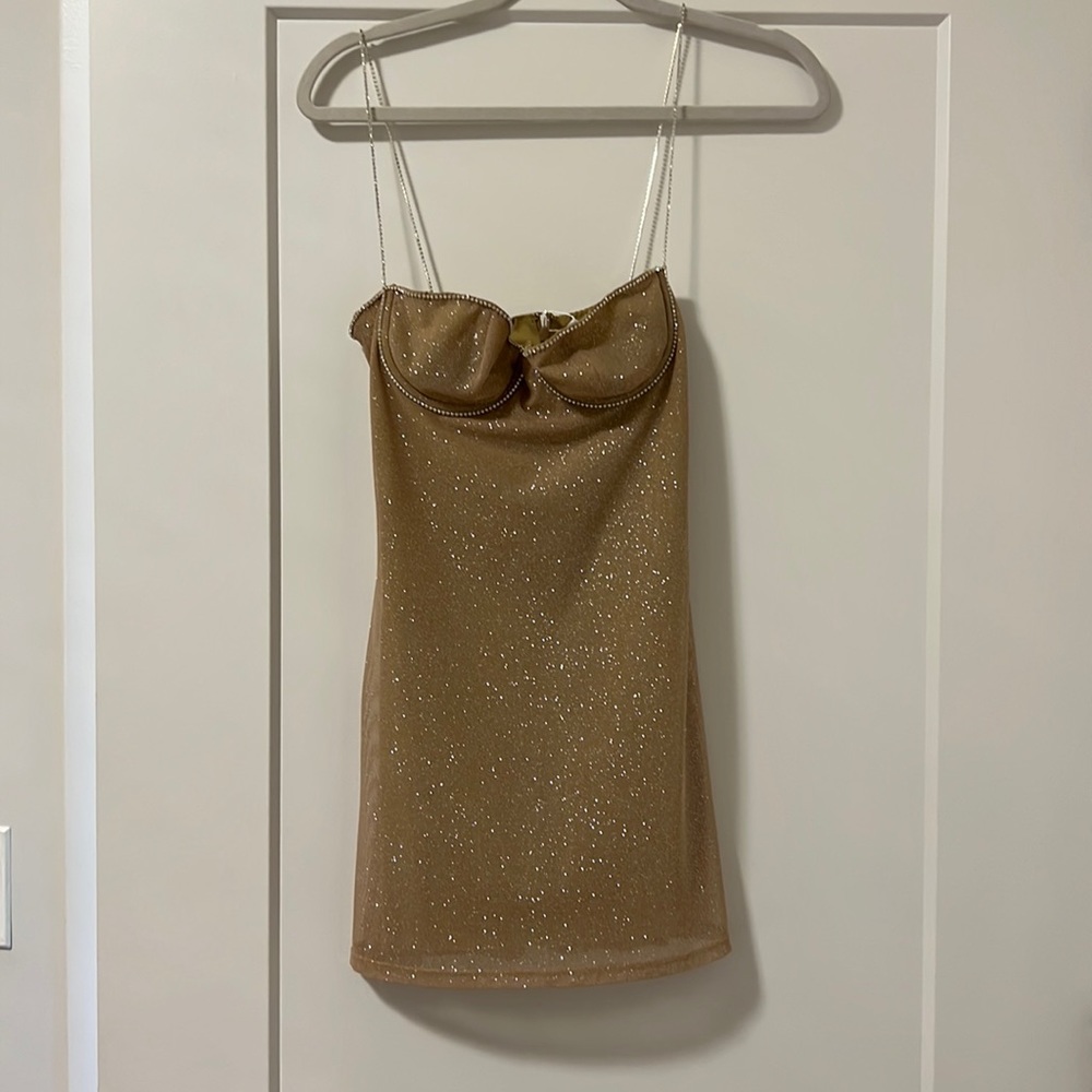 Mirror Palais Fairy Dress in Diamond Sand